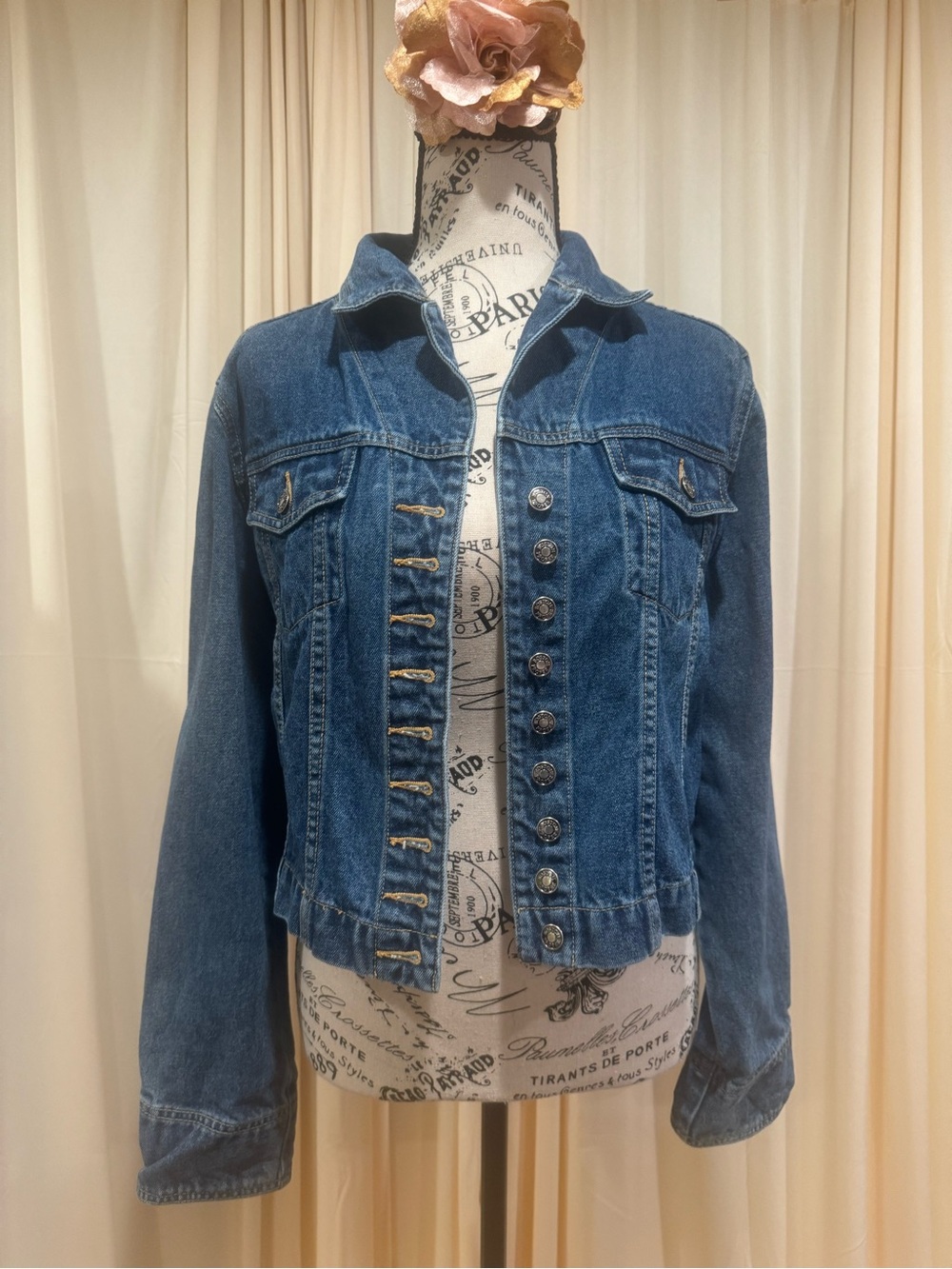 Boston Proper Denim Crop Jacket